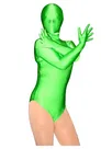 Half Length Green Lycra Spandex Morph Zentai Unisex Leotard Catsuit Unitard Second Skin Clothing Half Length Green Lycra Spandex Morph Zentai Unisex Leotard Catsuit Unitard Second Skin Clothing
