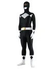 Black and White Lycra Spandex Skinsuit Unisex Super Hero Superhero Zentai Catsuit Second Skin Clothing