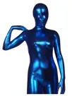 Second Skin Blue Zentai Costume Wetlook Unitard Skinsuit Shiny Metallic Zentai Suit Second Skin Blue Zentai Costume Wetlook Unitard Skinsuit Shiny Metallic Zentai Suit