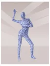 Unitard Second Skin Blue Lycra Zentai Suit Unisex Zentai Suit Holiday Costume