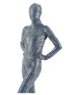 Second Skin Quality Black Golden Wetlook Unitard PVC Unisex Zentai Second Skin Quality Black Golden Wetlook Unitard PVC Unisex Zentai