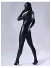 Second Skin Black Zentai Costume Wetlook Unitard Skinsuit Shiny Metallic Lycra Female Zentai Suit Second Skin Black Zentai Costume Wetlook Unitard Skinsuit Shiny Metallic Lycra Female Zentai Suit