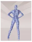 Unitard Second Skin Blue Lycra Zentai Suit Unisex Zentai Suit Holiday Costume