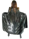 Second Skin Cool Black Clothing PVC Cape Second Skin Cool Black Clothing PVC Cape