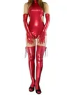 Second Skin Popular Classic Red Zentai Costume Wetlook Shiny Metallic Sexy Dress Second Skin Popular Classic Red Zentai Costume Wetlook Shiny Metallic Sexy Dress