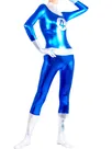 Zentai Costume Wetlook Unitard Skinsuit Shiny Metallic Fantastic 4 Unisex Catsuit Second Skin Clothing Party Costume