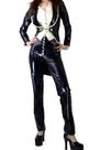Second Skin Black Latex Night Dress