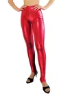 Second Skin Red Spandex Costume Wetlook Shiny Metallic Sexy Trousers Second Skin Red Spandex Costume Wetlook Shiny Metallic Sexy Trousers
