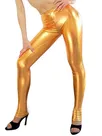 Second Skin Gold Spandex Costume Wetlook Shiny Metallic Sexy Trousers Second Skin Gold Spandex Costume Wetlook Shiny Metallic Sexy Trousers