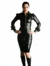 Second Skin Black Latex Zip Dress Second Skin Black Latex Zip Dress
