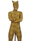 Superior Leopard Pattern Lycra Spandex Skinsuit Morph Second Skin Zentai Catsuit