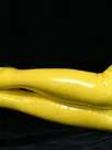 Second Skin Zentai Stockings Yellow PVC Stockings Second Skin Zentai Stockings Yellow PVC Stockings
