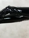 Second Skin Zentai Accessories Black PVC Gloves