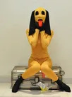 Lycra Tights Yellow Dog Models Full Body Unitard Second Skin Costume with Zentai Suit Unitard Second Skin Costume Suits