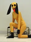 Lycra Tights Yellow Dog Models Full Body Unitard Second Skin Costume with Zentai Suit Unitard Second Skin Costume Suits