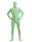 Light Green Color Full Body Morph Costume Spandex Holiday Unisex Lycra Unitard Second Skin Zentai Suit Light Green Color Full Body Morph Costume Spandex Holiday Unisex Lycra Unitard Second Skin Zentai Suit