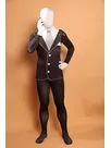 Men's Black and White Halloween Full Body Morph Costume Spandex Skinsuit Holiday Unisex Lycra Second Skin Zentai Suit Men's Black and White Halloween Full Body Morph Costume Spandex Skinsuit Holiday Unisex Lycra Second Skin Zentai Suit