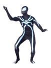 Lycra Black Fluorescence Spiderman Super Hero Full Body Second-skin Spandex Skinsuit Unisex Spiderman Zentai Catsuits Lycra Black Fluorescence Spiderman Super Hero Full Body Second-skin Spandex Skinsuit Unisex Spiderman Zentai Catsuits