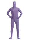 Light Purple Full Body Morph Costume Spandex Holiday Unisex Lycra Unitard Second Skin Zentai Suit