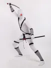 White Japanese Ninja Halloween Full Body Morph Costume Spandex Skinsuit Holiday Unisex Lycra Second Skin Zentai Suit White Japanese Ninja Halloween Full Body Morph Costume Spandex Skinsuit Holiday Unisex Lycra Second Skin Zentai Suit