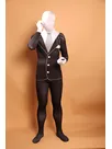 Men's Black and White Halloween Full Body Morph Costume Spandex Skinsuit Holiday Unisex Lycra Second Skin Zentai Suit Men's Black and White Halloween Full Body Morph Costume Spandex Skinsuit Holiday Unisex Lycra Second Skin Zentai Suit