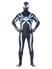 Lycra Black Fluorescence Spiderman Super Hero Full Body Second-skin Spandex Skinsuit Unisex Spiderman Zentai Catsuits Lycra Black Fluorescence Spiderman Super Hero Full Body Second-skin Spandex Skinsuit Unisex Spiderman Zentai Catsuits