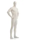 White Full Body Morph Costume Spandex Holiday Unisex Lycra Unitard Second Skin Zentai Suit White Full Body Morph Costume Spandex Holiday Unisex Lycra Unitard Second Skin Zentai Suit