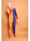 Orange and Blue Clown Halloween Full Body Morph Costume Spandex Skinsuit Holiday Unisex Lycra Second Skin Zentai Suit Orange and Blue Clown Halloween Full Body Morph Costume Spandex Skinsuit Holiday Unisex Lycra Second Skin Zentai Suit