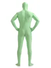 Light Green Color Full Body Morph Costume Spandex Holiday Unisex Lycra Unitard Second Skin Zentai Suit Light Green Color Full Body Morph Costume Spandex Holiday Unisex Lycra Unitard Second Skin Zentai Suit