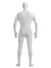 White Full Body Unitard Second Skin Costume Spandex Halloween Holiday Lycra Cosplay Suit