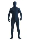 Unisex Deep Navy Blue Full Body Morph Costume Lycra Zentai Unitard Second Skin Suit Unisex Deep Navy Blue Full Body Morph Costume Lycra Zentai Unitard Second Skin Suit