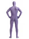 Light Purple Full Body Morph Costume Spandex Holiday Unisex Lycra Unitard Second Skin Zentai Suit