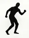 Black Full Body Unitard Second Skin Costume Spandex Halloween Cosplay Zentai Suit