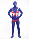 Uk National Flag Full Body Second Skin Costume Halloween Spandex Skinsuit Holiday Unisex Cosplay Zentai Suit