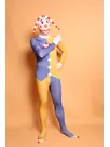 Mixed Color Clown Full Body Second Skin Costume Halloween Christmas Spandex Skinsuit Holiday Unisex Cosplay Zentai Suit Mixed Color Clown Full Body Second Skin Costume Halloween Christmas Spandex Skinsuit Holiday Unisex Cosplay Zentai Suit