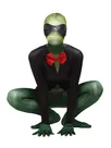 Green Sir Frog Full Body Second Skin Costume Halloween Spandex Skinsuit Holiday Unisex Cosplay Zentai Suit