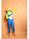 Yellow and Blue Big Beard Digital Full Body Second Skin Costume Halloween Spandex Skinsuit Holiday Unisex Cosplay Zentai Suit Yellow and Blue Big Beard Digital Full Body Second Skin Costume Halloween Spandex Skinsuit Holiday Unisex Cosplay Zentai Suit