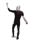 Black Blooding Full Body Second Skin Costume Halloween Spandex Skinsuit Holiday Unisex Cosplay Zentai Suit