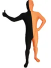 Black and Orange Split Halloween Holiday Cosplay Unisex Lycra Spandex Skinsuit Morph Second Skin Zentai Second Skin Suit Black and Orange Split Halloween Holiday Cosplay Unisex Lycra Spandex Skinsuit Morph Second Skin Zentai Second Skin Suit