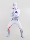 Halloween Nasa Astronaut Unisex Full Body Second Skin Costume Spandex Skinsuit Holiday Unisex Cosplay Zentai Suit