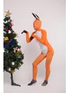 Orange Reindeer Full Body Second Skin Costume Christmas Spandex Skinsuit Holiday Unisex Cosplay Zentai Suit Orange Reindeer Full Body Second Skin Costume Christmas Spandex Skinsuit Holiday Unisex Cosplay Zentai Suit