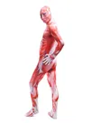 Attack on Titan Red Muscle Full Body Second Skin Costume Halloween Spandex Skinsuit Holiday Unisex Cosplay Zentai Suit