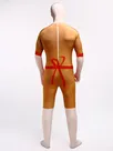 Orange Second Skin Suits Full Body Morph Costume Halloween Spandex Skinsuit Holiday Unisex Cosplay Zentai Suit