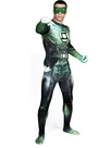 Green Lattern Full Body Second Skin Costume Halloween Spandex Skinsuit Holiday Unisex Cosplay Zentai Suit