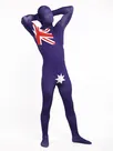 Australia National Flag Full Body Second Skin Costume Halloween Spandex Skinsuit Holiday Unisex Cosplay Zentai Suit