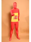 Spain National Flag Full Body Second Skin Costume Halloween Spandex Skinsuit Holiday Unisex Cosplay Zentai Suit