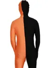 Black and Orange Split Halloween Holiday Cosplay Unisex Lycra Spandex Skinsuit Morph Second Skin Zentai Second Skin Suit Black and Orange Split Halloween Holiday Cosplay Unisex Lycra Spandex Skinsuit Morph Second Skin Zentai Second Skin Suit