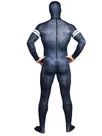 Deep Blue Captain America Full Body Second Skin Costume Halloween Spandex Skinsuit Holiday Unisex Cosplay Zentai Suit