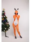Orange Reindeer Full Body Second Skin Costume Christmas Spandex Skinsuit Holiday Unisex Cosplay Zentai Suit Orange Reindeer Full Body Second Skin Costume Christmas Spandex Skinsuit Holiday Unisex Cosplay Zentai Suit