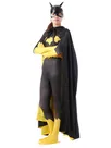 Black and Yellow Bat Halloween Full Body Morph Costume Spandex Skinsuit Holiday Unisex Lycra Second Skin Zentai Suit